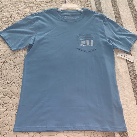 Southern Tide Blue T-Shirt - Picture 1 of 4